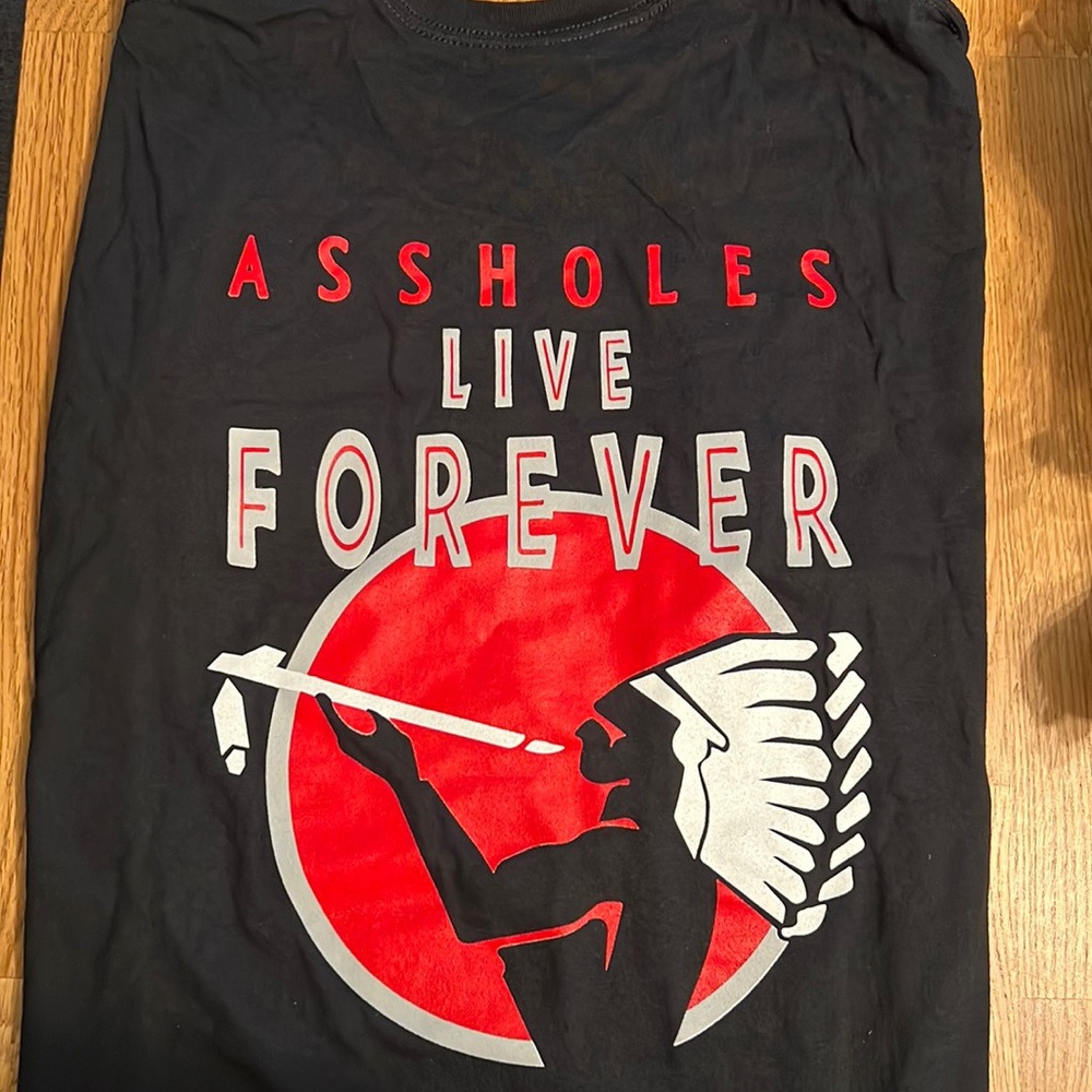 Assholes Live Forever American Spirit XL T-Shirt